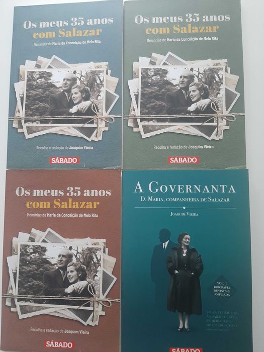 Coleção 8 livros bolso Mário Soares e A Governanta