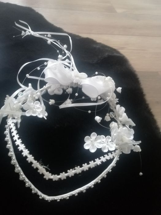 Sukienka Komunijna w zestawie r. 134