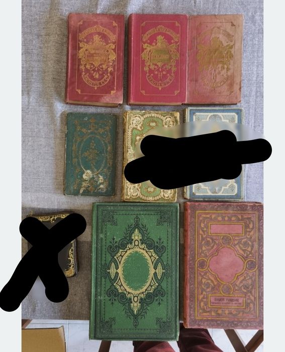 Livros franceses troco por selos