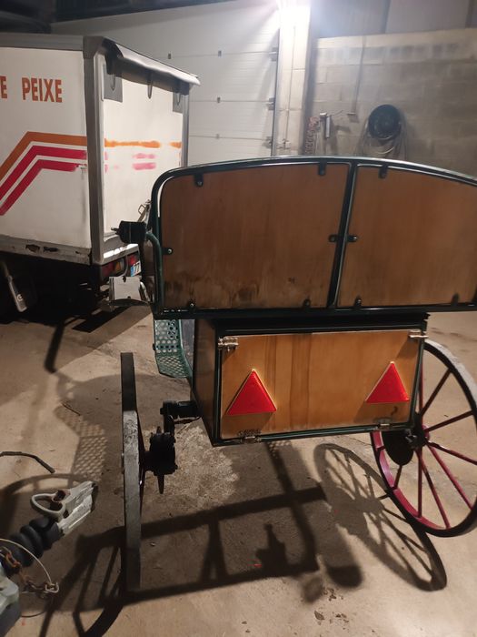 Charrete confortável com suspensão ajustavel