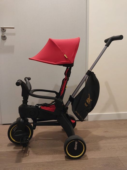 DOONA Liki trike Rowerek Trzykołowy Składany 5w1  czerwony  Flame Red
