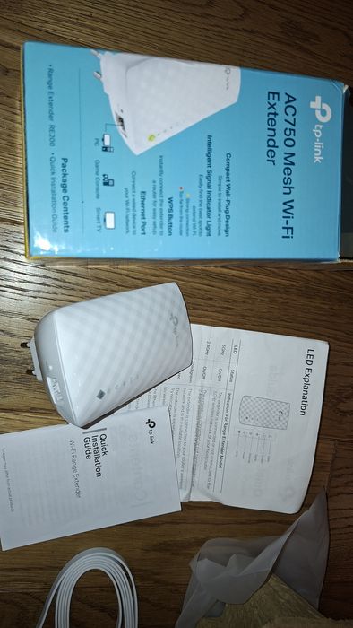 TP-Link RE200 AC750 wzmacniacz sygnału sieci wi-fi mesh extender