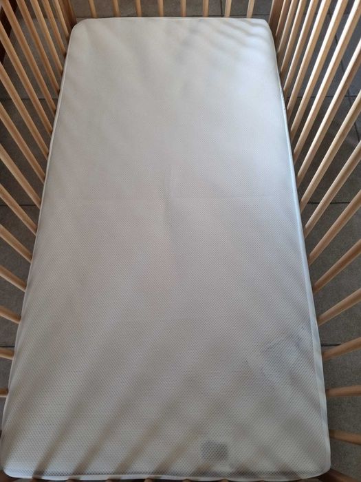 Berço + colchão + forra do colchão + protetor do berço - Tudo IKEA