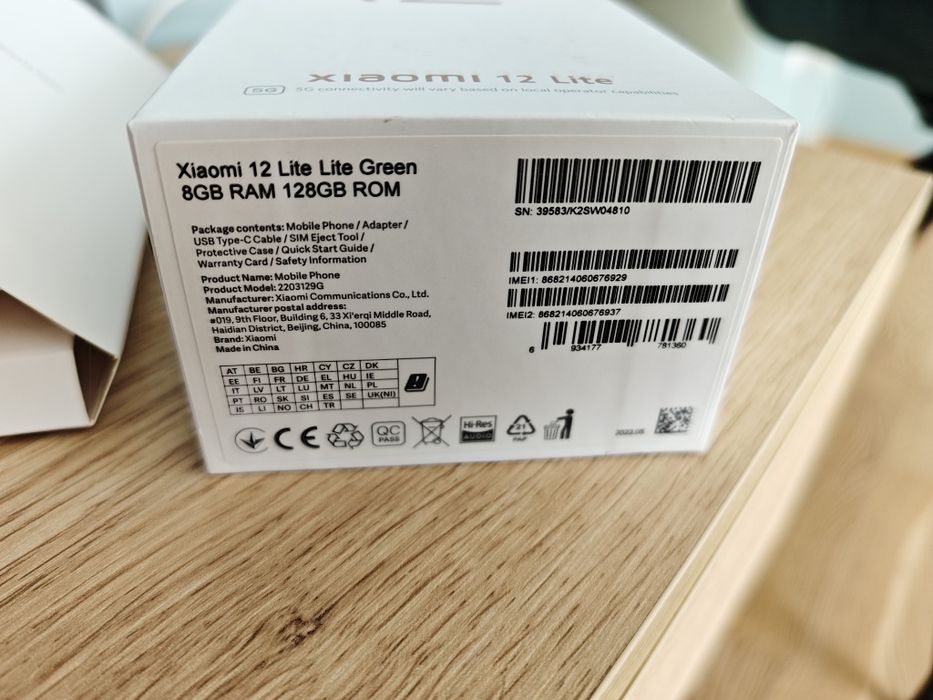 Телефон Xiaomi mi 12 lite