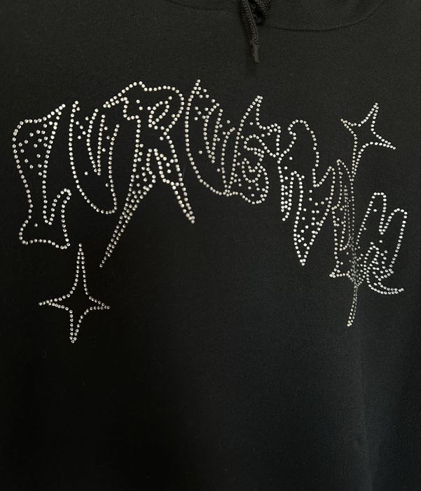 Оверсайз худі зі стразами y2k