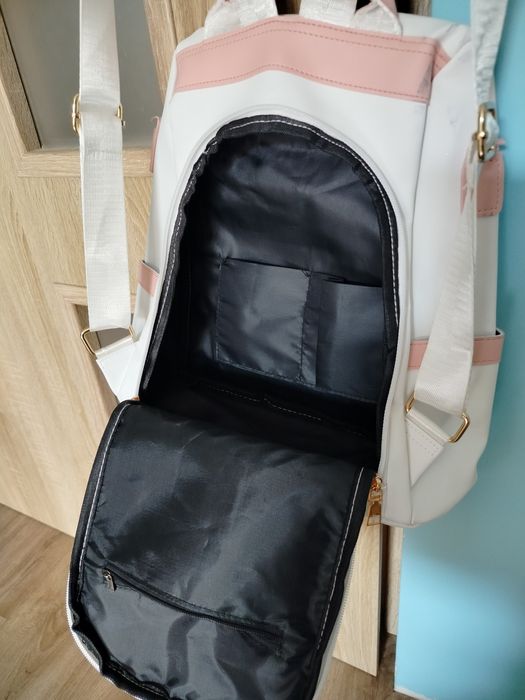 Biały plecak damski