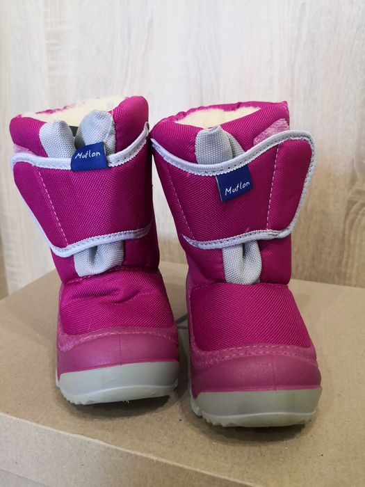 Kozaki różowe dla dziewczynki Muflon rozmiar 21-22