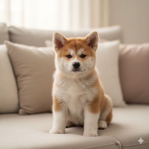 Хлопчик та дівчинка акіта