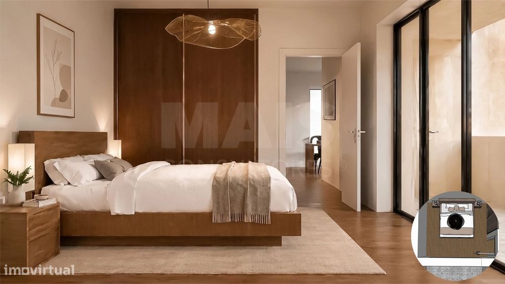 Apartamento T2 com Varanda & Parqueamento Privado, a 1 km da P...