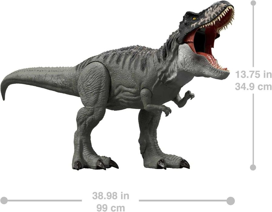 Jurassic World T-rex Tyrannosaurus Rex supercolossal 99 cm dinossauro