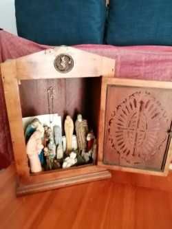 Oratório século XVIII em madeira