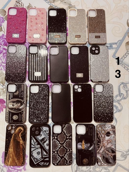 Чохол айфон з камінцями 12.13.14.pro и др