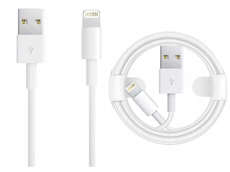 Kabel do Ładowania IPhona 1m 5,6,7,8,X,11,12 Mini PRO USB-A Ładowarka