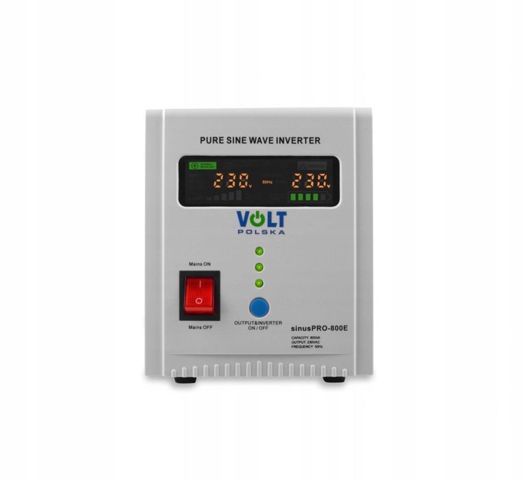 ДБЖ/інвертор Volt Polska SINUS PRO 800 E 12/230V 500/800W