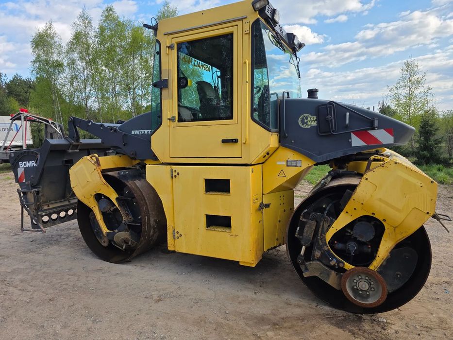 Bomag BW 174 AD  Walec Bomag z Niemiec, stal-stal