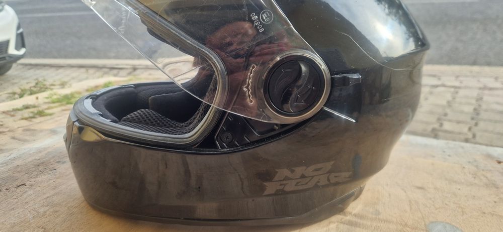 Capacete de moto no fear