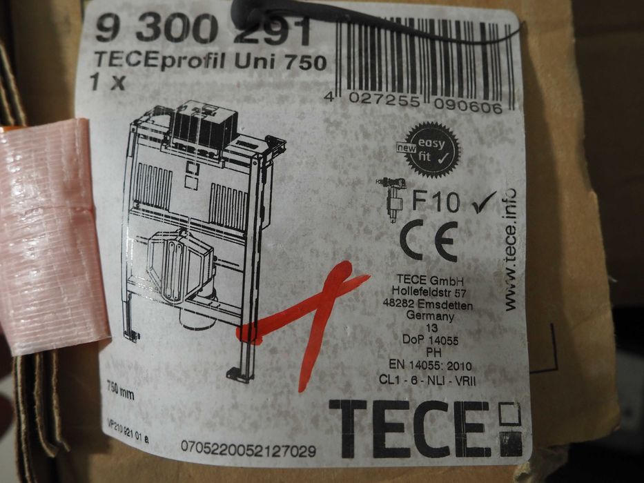 stelaż podtynkowy TECE