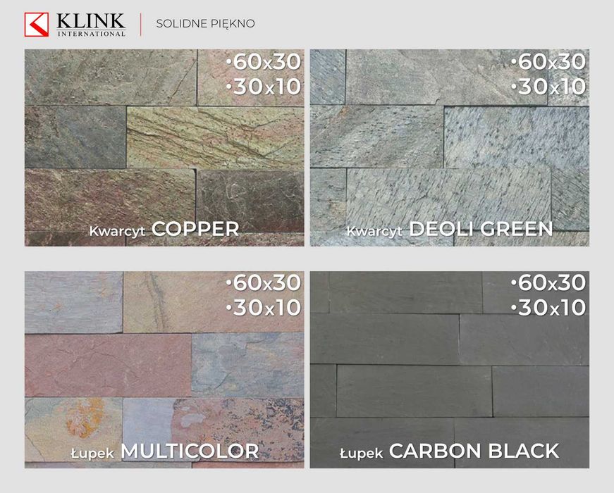ŁUPEK SILVER SHINE | naturalne | 30x10x0,8-1,3cm