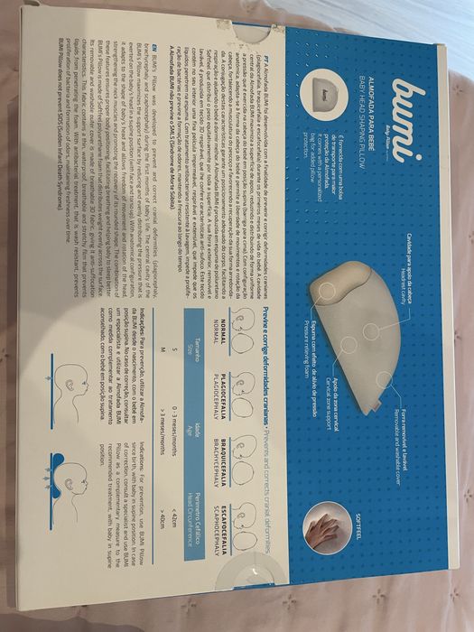 Almofada para bebe ergonomica Bumi