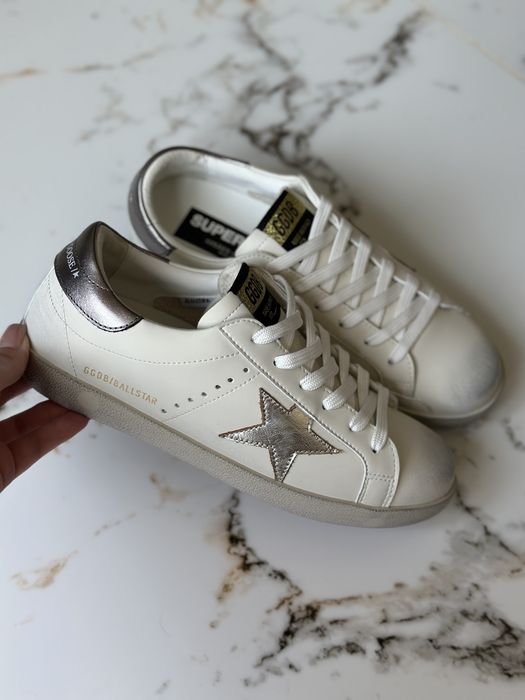 Golden Goose Ball Star White/Silver