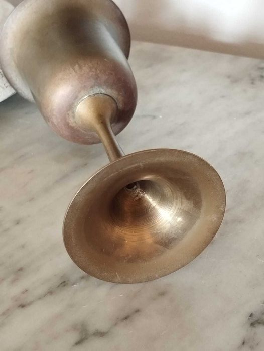 Cálice Antigo Metal Dourado