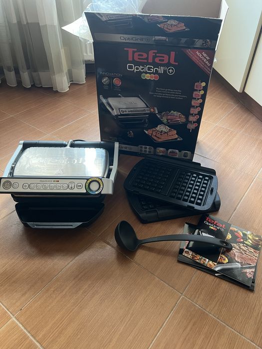 Продам optigrill Tefal+ сьемные пластины для вафель GC716D12