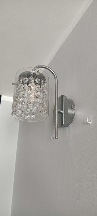 Kinkiet z kryształkami