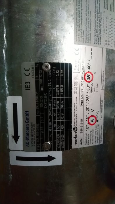 Вентилятор rosenberg