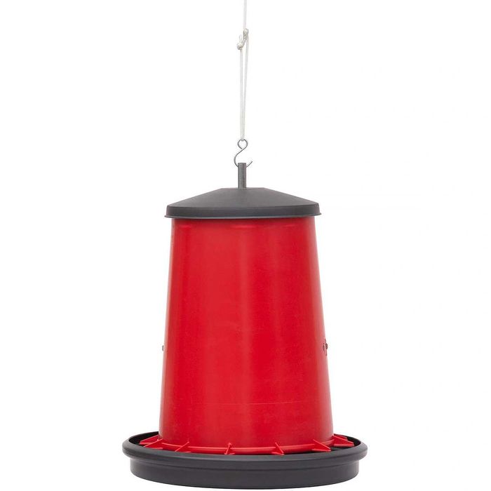 Karmidło dla kur i drobiu zasobnik na paszę 18 kg HELIOS