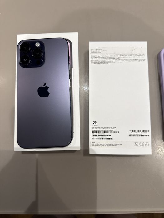 Iphone 14 pro max , purple ,e-sim+ nano sim