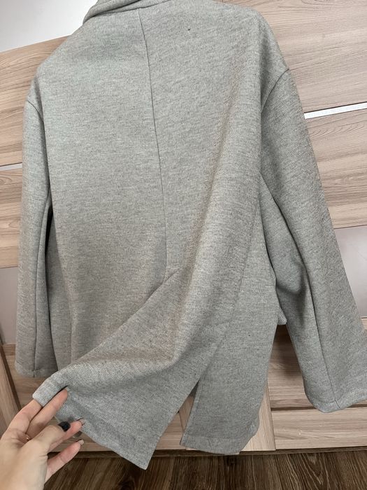 Блейзер шоколад і сірий