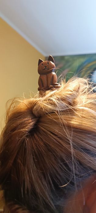 ozdoby do włosów drewniane ręcznej roboty