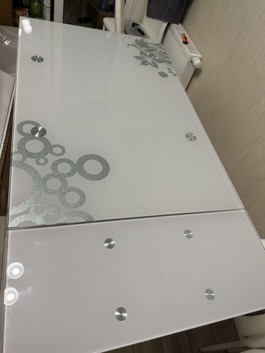 Стіл кухонний, стіл скляний