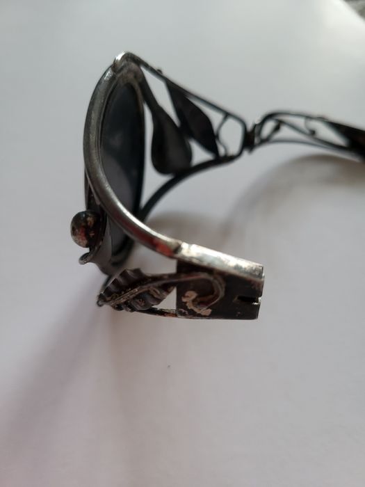 Srebrna bransoletka z hematytem