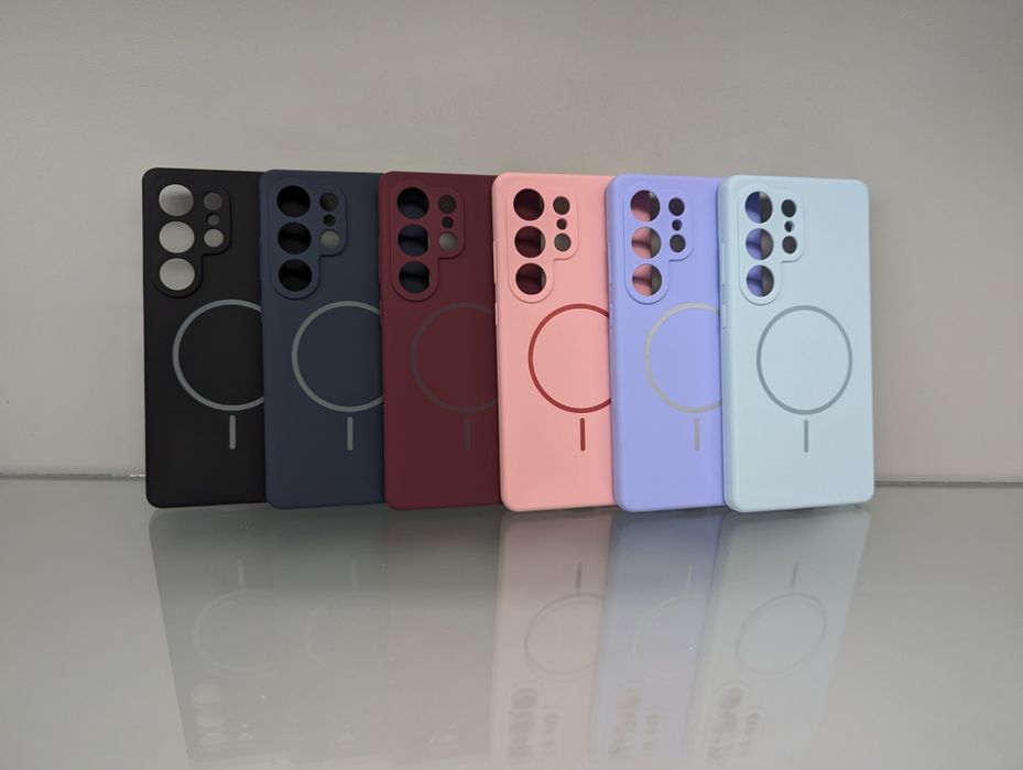 Samsung S25 Ultra MagSafe Противоударный чехол Софт Тач чохол