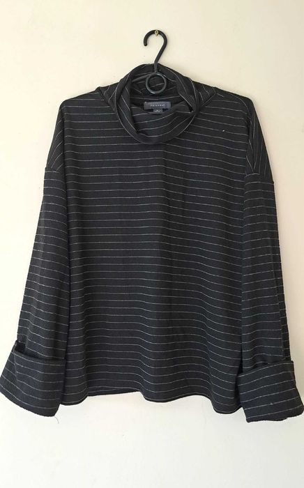 Dzianinowy golf w paseczki rozm 46/48/50