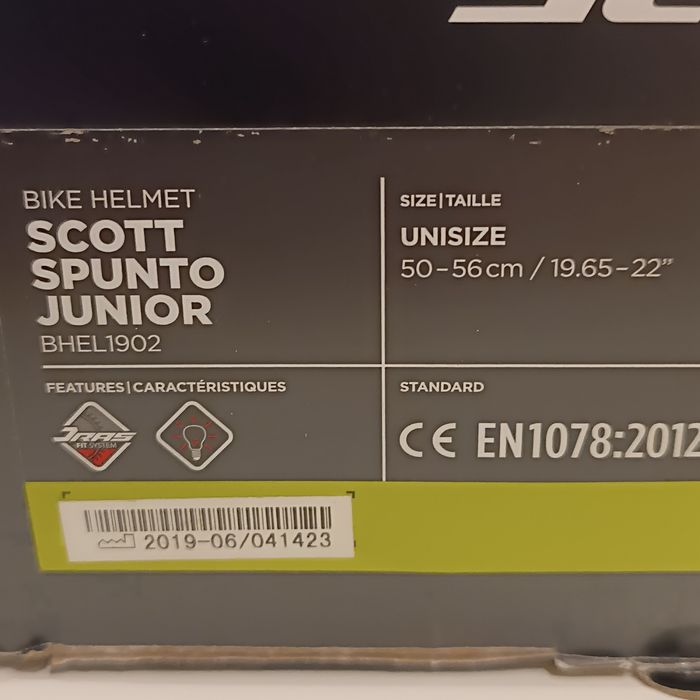 Kask rowerowy SCOTT Spunto JR dla dziecka