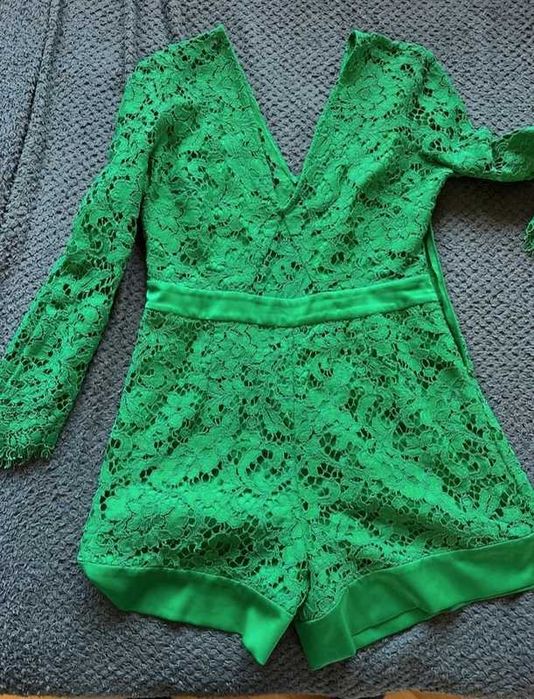 XL Guess kombinezon zielony koronkowy marciano