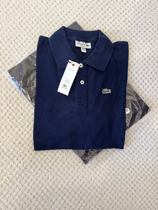 Polo Granatowe Lacosta Męskie S-2XL
