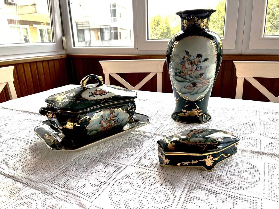 PROMOÇÃO fim de semana - 3 peças porcelana CANDAL - apenas 30 EUR