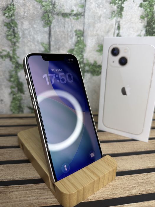 iPhone 13 Mini/Starlight/100% Kondycji/Super Stan/Pełen Zestaw