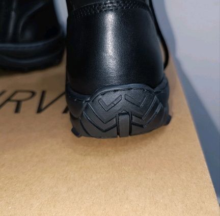 2survive Boots PQ Pro Zip Military Tactical Leather Black Side Zip - Size 37/39