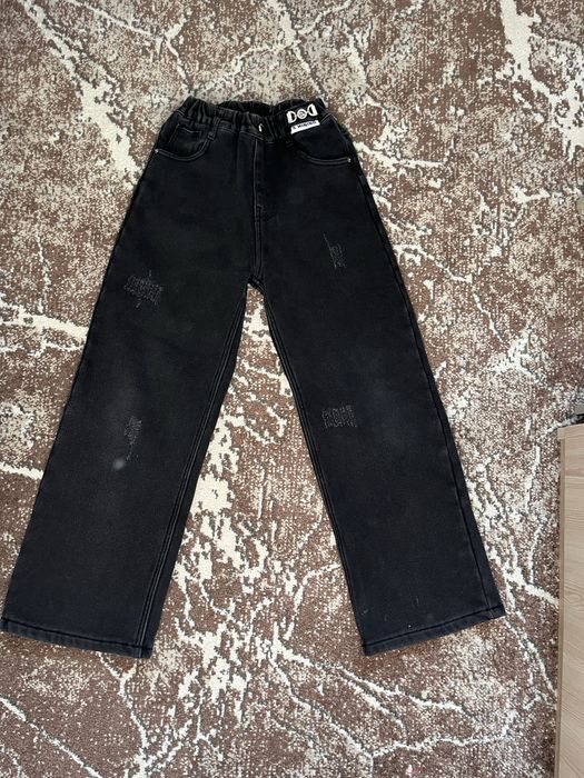 Утеплені чорні джинси