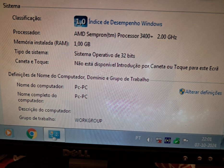 Computador pc Packard Bell