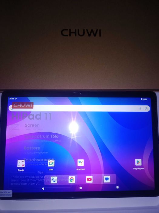 Новий 11" 8/128Gb Android 15 Chuwi AuPad 11  планшет 4G LTE Qualcomm