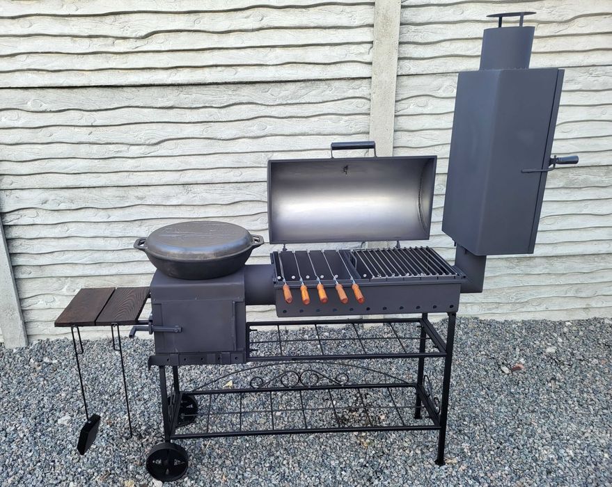 ВІД ЗАВОДУ! НЕ ПОВЕДЕ! 5мм! Коптильня, Барбекю, Гриль, Піч під Казан