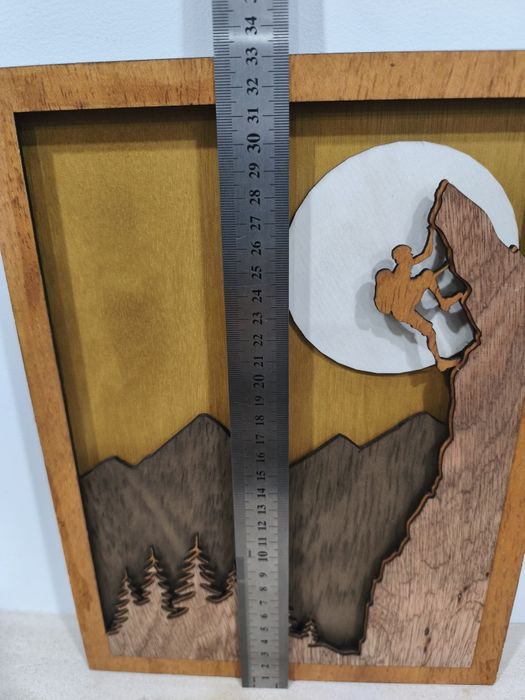 Alpinista/Montanhista/Escalada - Quadro de Profundidade