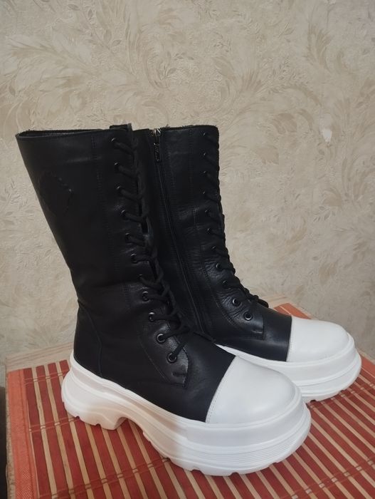 Черевики підліткові шкіряні