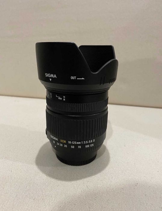 Lente Sigma 18-125mm 3.5 para peças