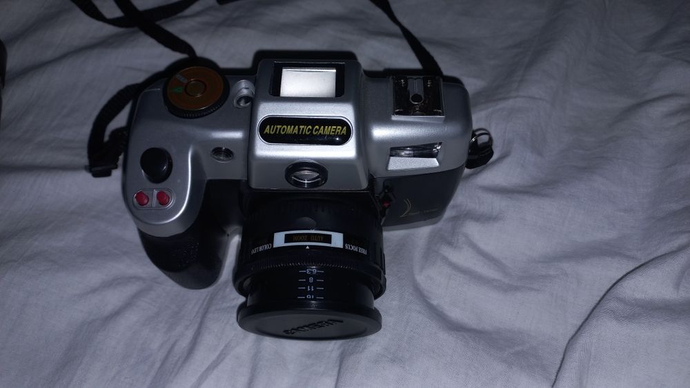 Aparat analogowy retro / "Canomatic" / rekwizyt z lat 90.
